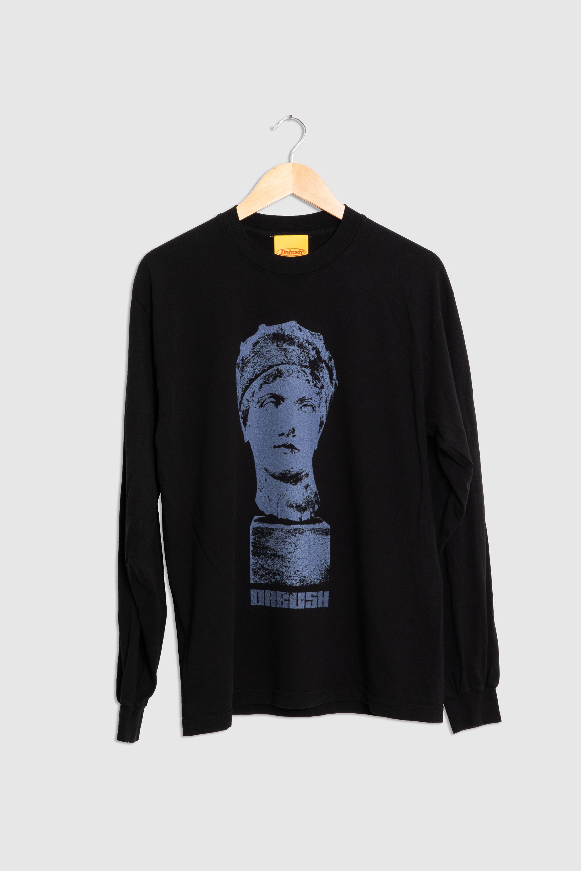 SLEEPING HERMAPHRODITE LONG SLEEVE T-SHIRT IN BLACK