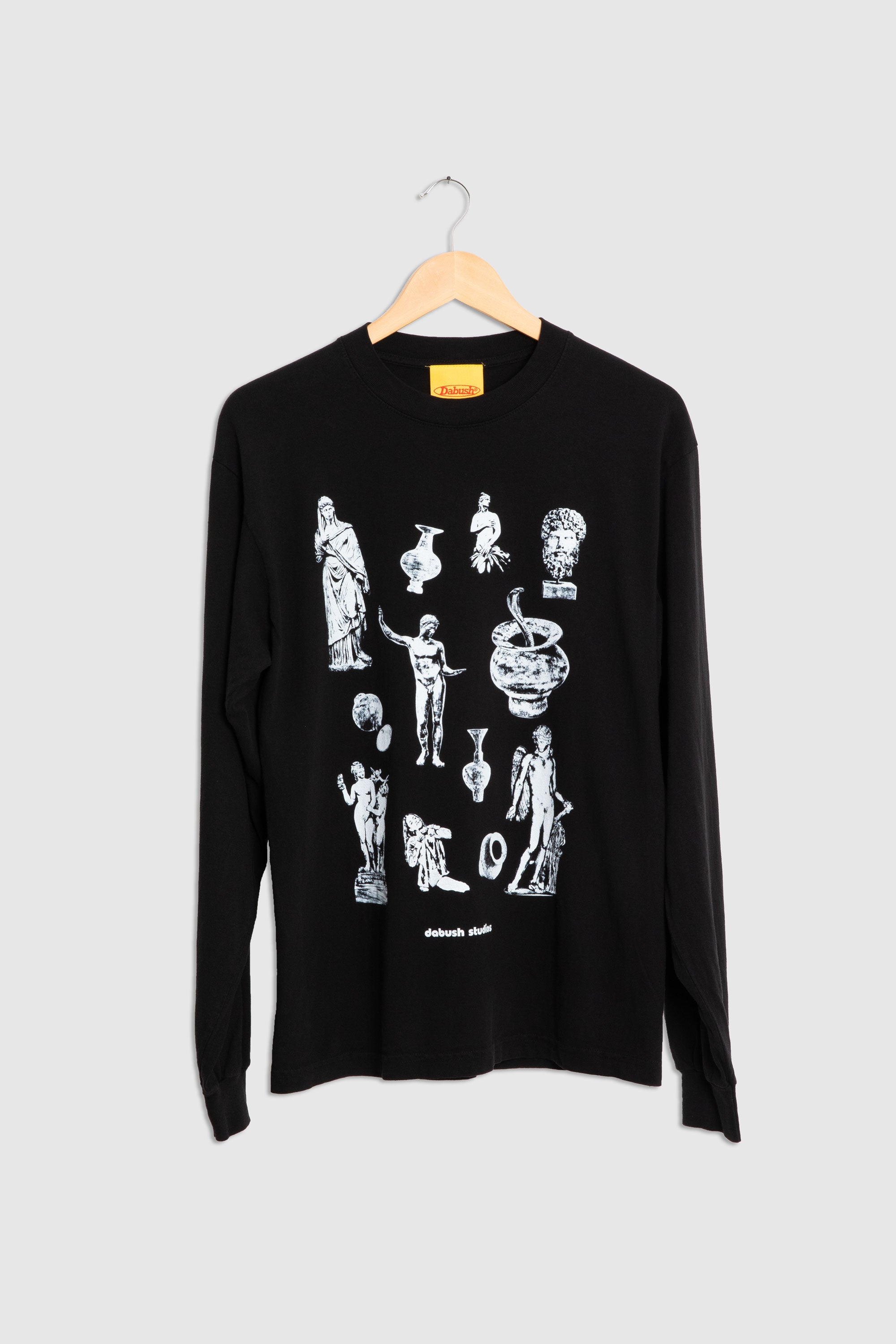 FIGURE STUDIES LONG SLEEVE T-SHIRT IN BLACK