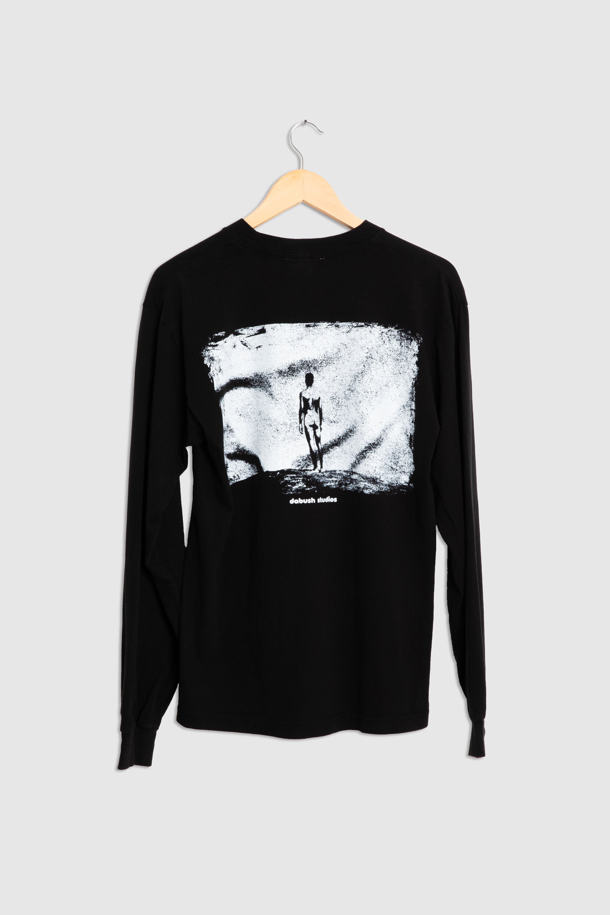 FIGURE STUDIES LONG SLEEVE T-SHIRT IN BLACK