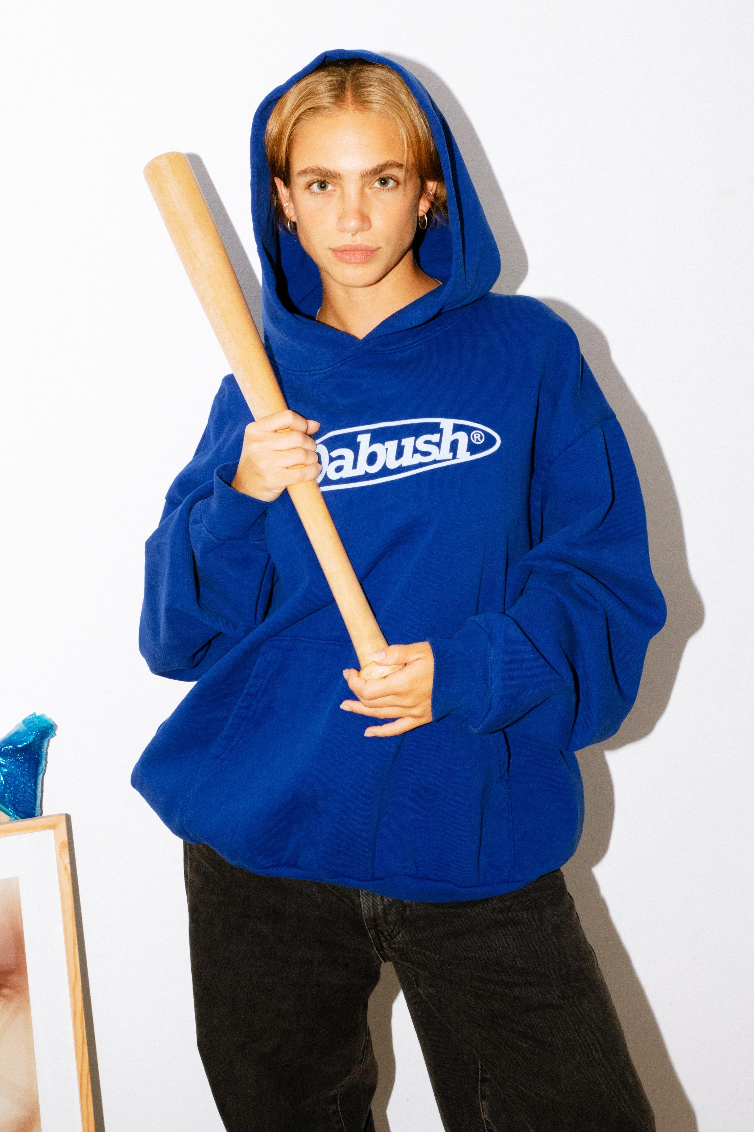 LOGO HOODIE BLUE