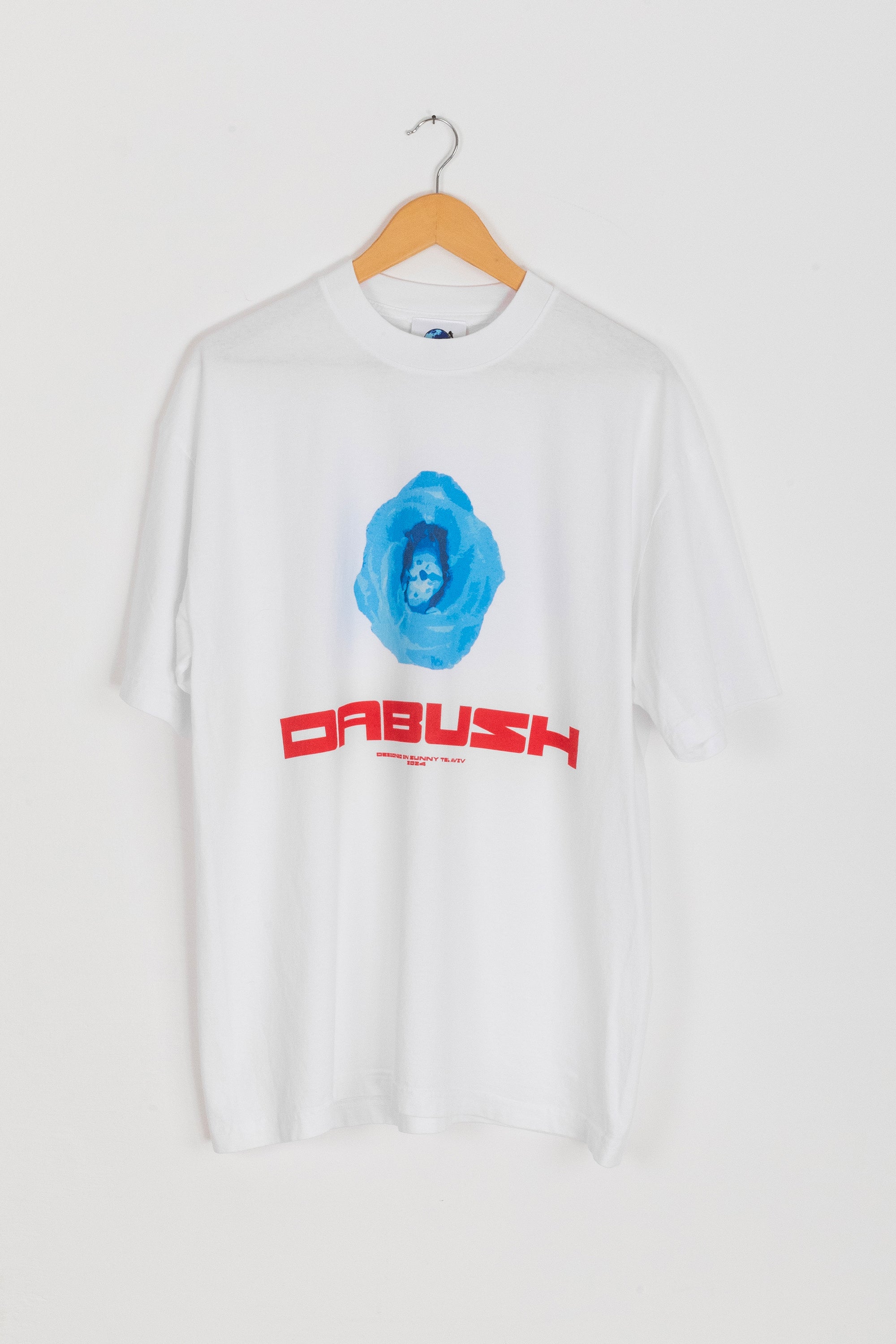 DABUSH T-SHIRTS. 100% Cotton, oversized tee with Back and front print. Made in Tel aviv. Shop and view the latest Drops from the official DABUSH website. Worldwide Shipping. DABUSH is a publishing house, design studio and a brand based in Tel Aviv, Israel.