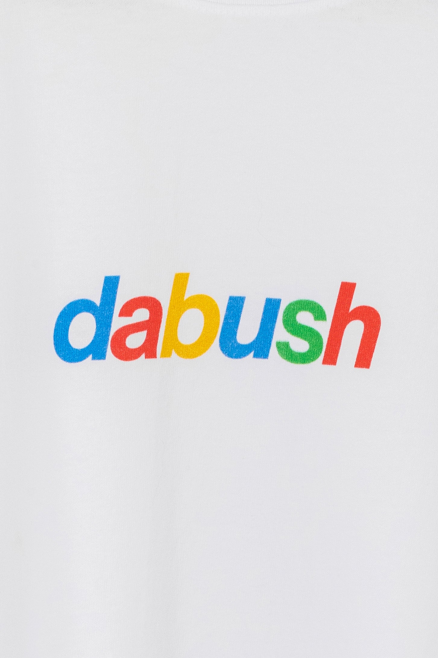 DABUSH T-SHIRT. 100% Cotton, oversized tee with Back and front print. Made in Tel aviv. Shop and view the latest Drops from the official DABUSH website. Worldwide Shipping. DABUSH is a publishing house, design studio and a brand based in Tel Aviv, Israel.