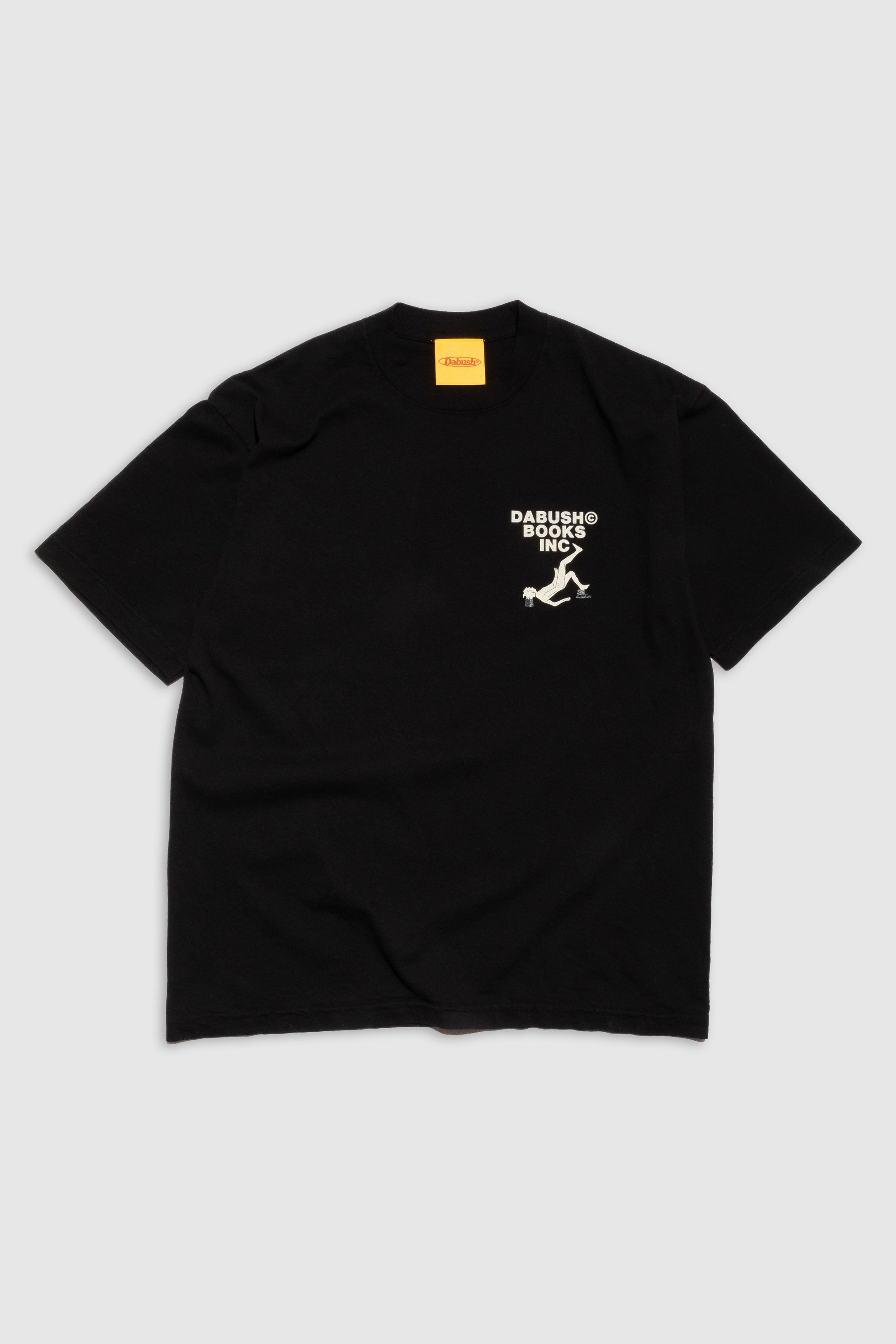 DABUSH BOOKS T-SHIRT. 100% Cotton, oversized tee with Back and front print. Made in Tel aviv. Shop and view the latest Drops from the official DABUSH website. Worldwide Shipping. DABUSH is a publishing house, design studio and a brand based in Tel Aviv, Israel.