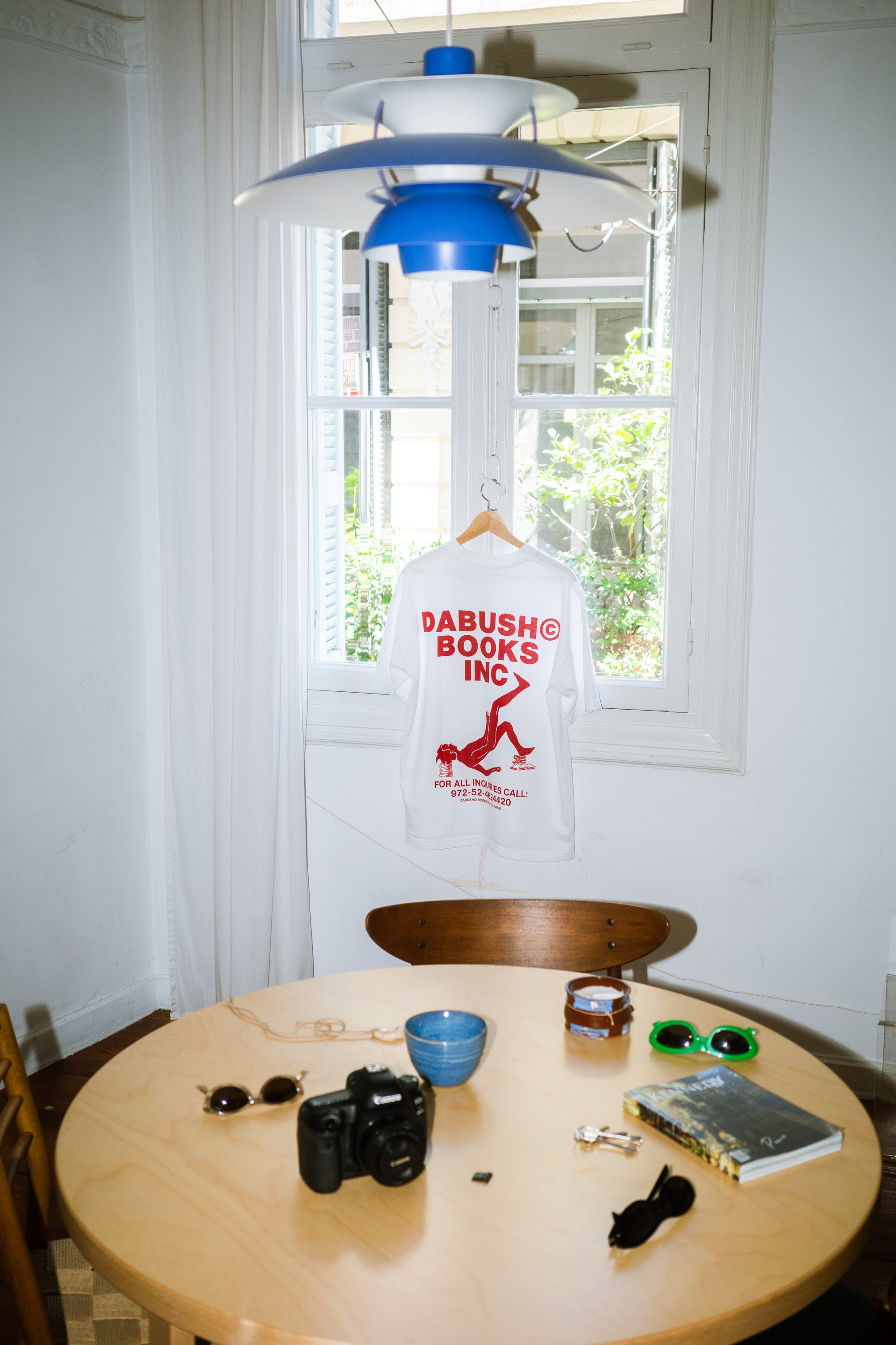 DABUSH BOOKS T-SHIRT. 100% Cotton, oversized tee with Back and front print. Made in Tel aviv. Shop and view the latest Drops from the official DABUSH website. Worldwide Shipping. DABUSH is a publishing house, design studio and a brand based in Tel Aviv, Israel.