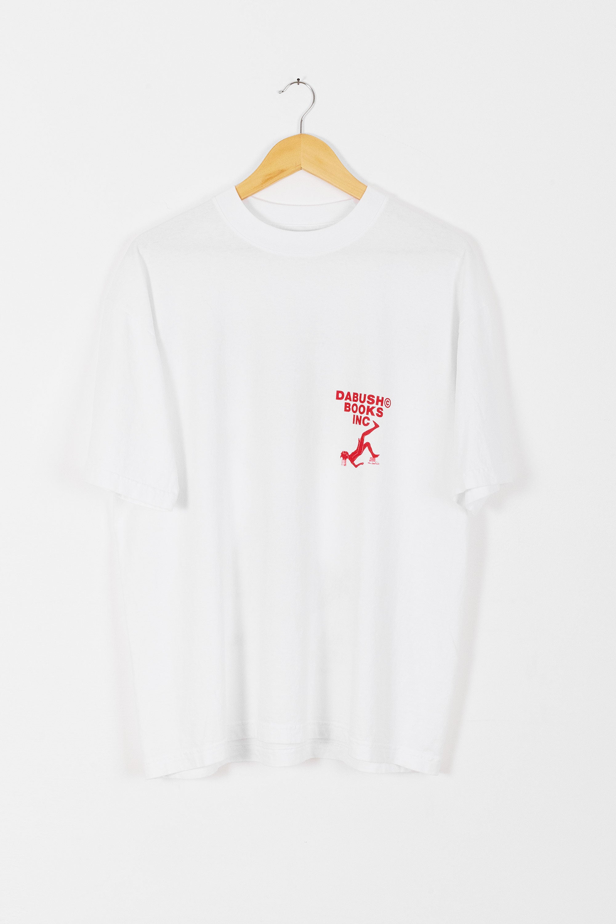 DABUSH BOOKS T-SHIRT. 100% Cotton, oversized tee with Back and front print. Made in Tel aviv. Shop and view the latest Drops from the official DABUSH website. Worldwide Shipping. DABUSH is a publishing house, design studio and a brand based in Tel Aviv, Israel.