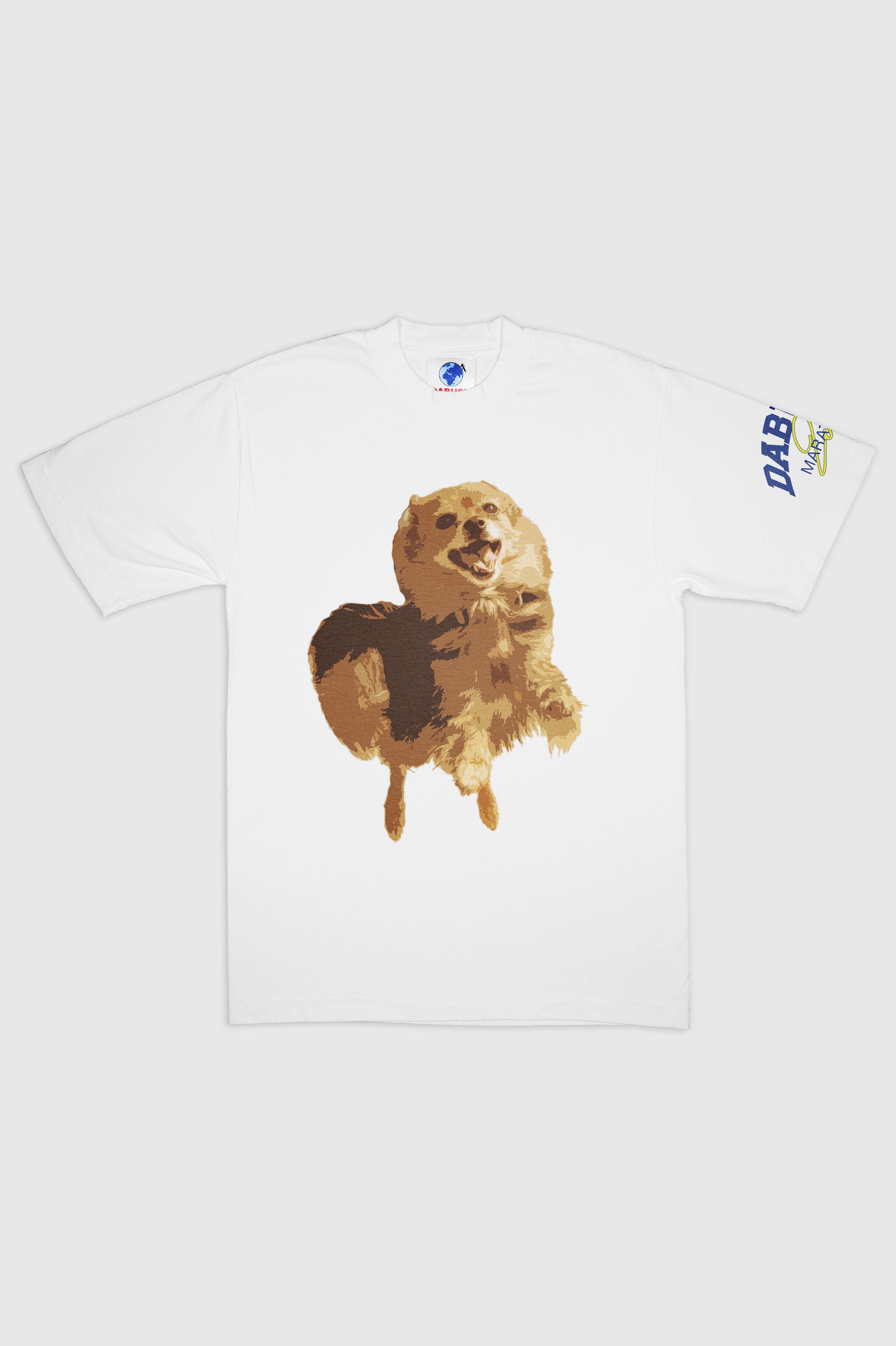 DABUSH T-SHIRT. 100% Cotton, oversized tee with Back and front print. Made in Tel aviv. Shop and view the latest Drops from the official DABUSH website. Worldwide Shipping. DABUSH is a publishing house, design studio and a brand based in Tel Aviv, Israel.
