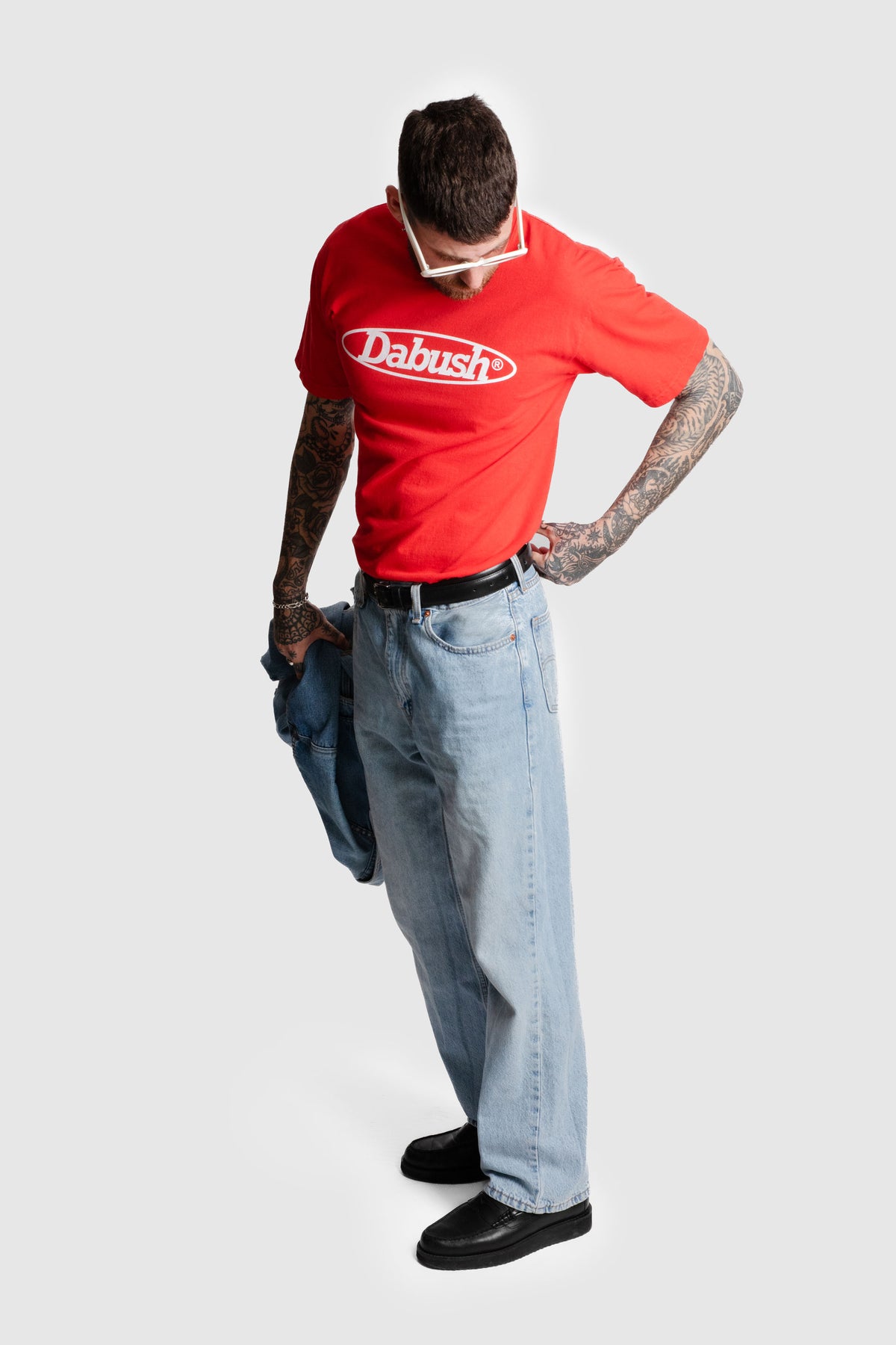 LOGO T-SHIRT RED | DABUSH