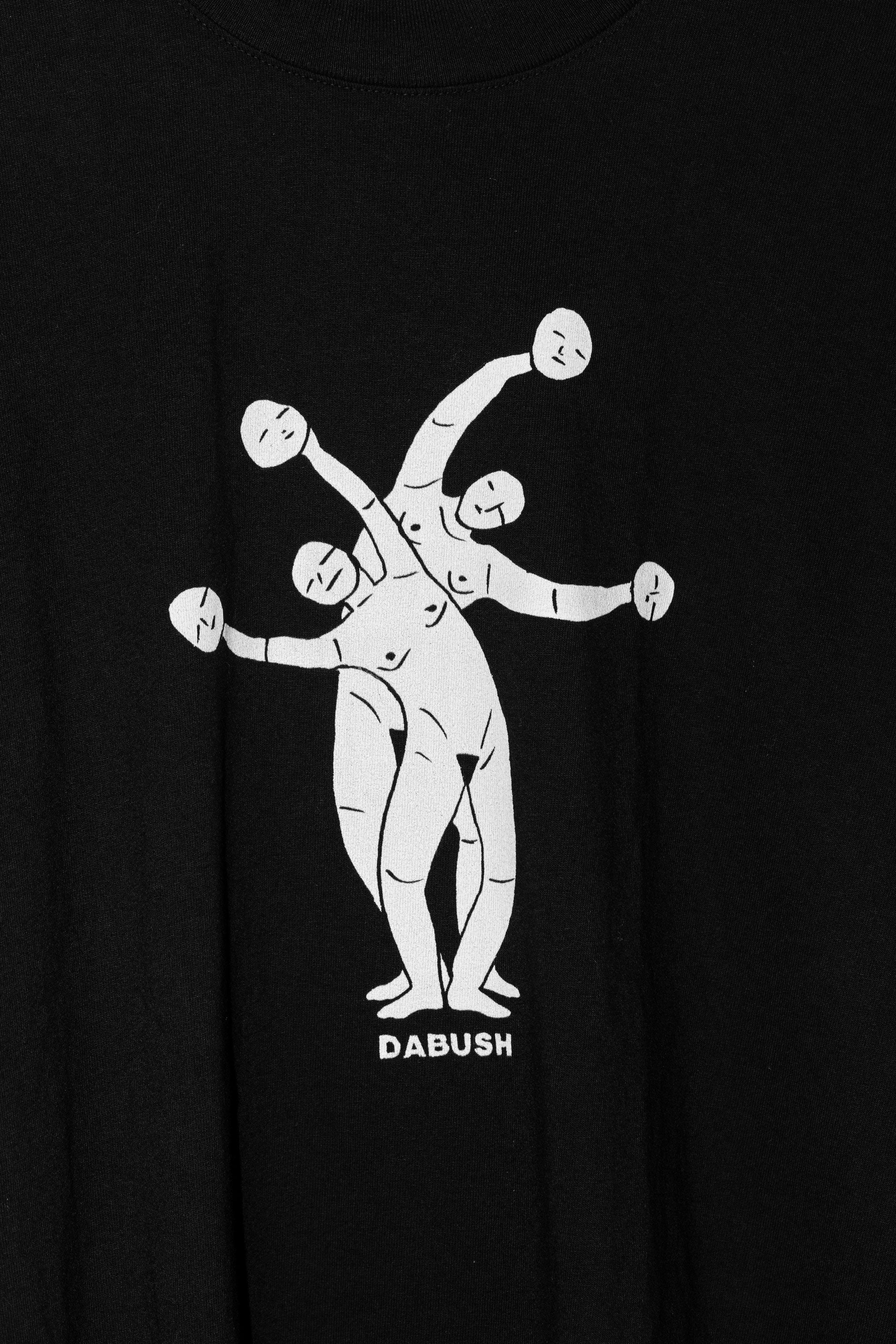SYNERGY T-SHIRT. 100% Cotton, oversized tee with Back and front print. Made in Tel aviv. Shop and view the latest Drops from the official DABUSH website. Worldwide Shipping. DABUSH is a publishing house, design studio and a brand based in Tel Aviv, Israel.