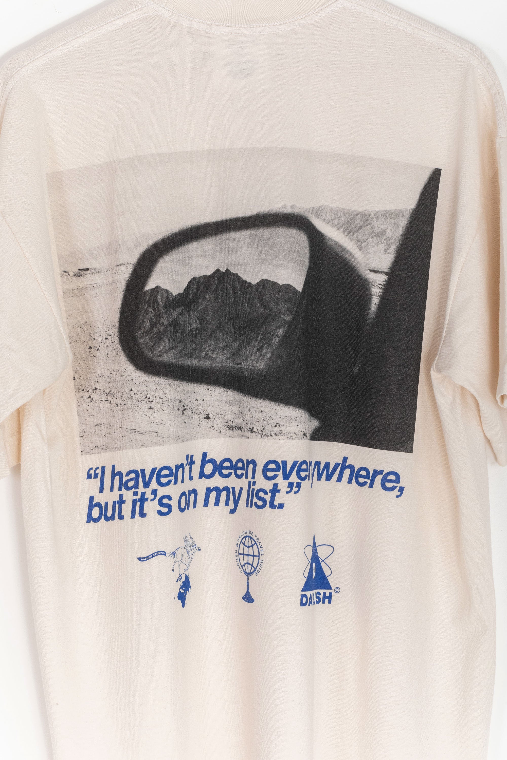 TRAVEL GUIDE T-SHIRT NATURAL