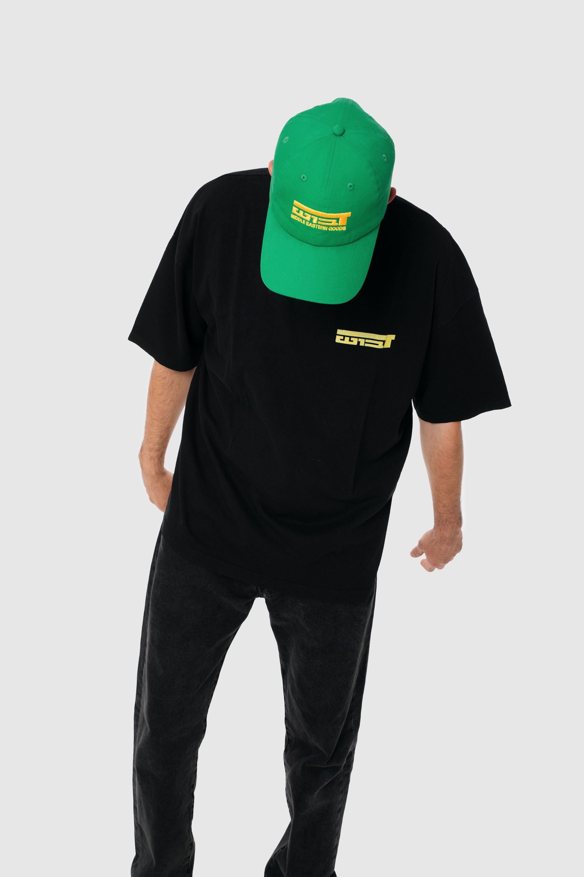 HEBREW LOGO T-SHIRT BLACK