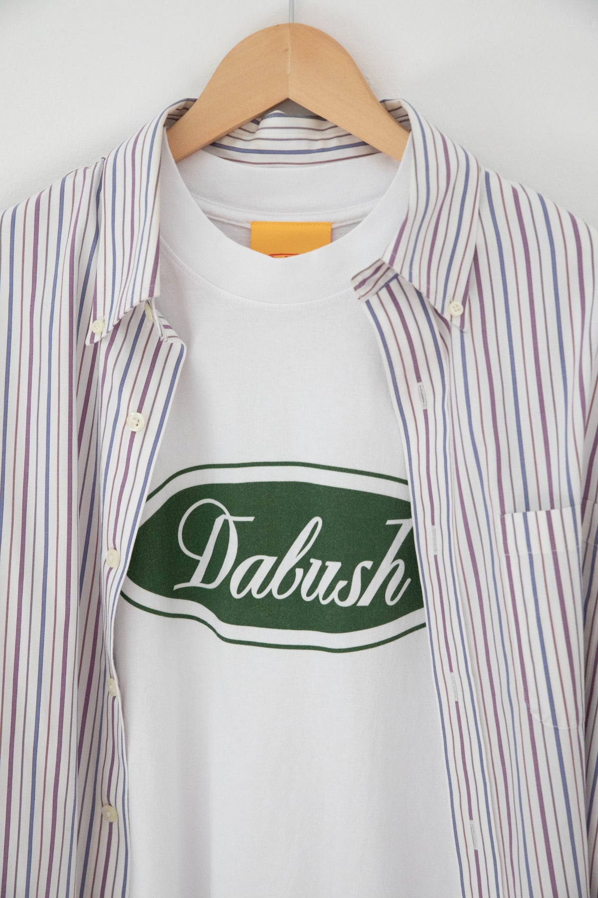 OVAL LOGO T-SHIRT WHITE | DABUSH