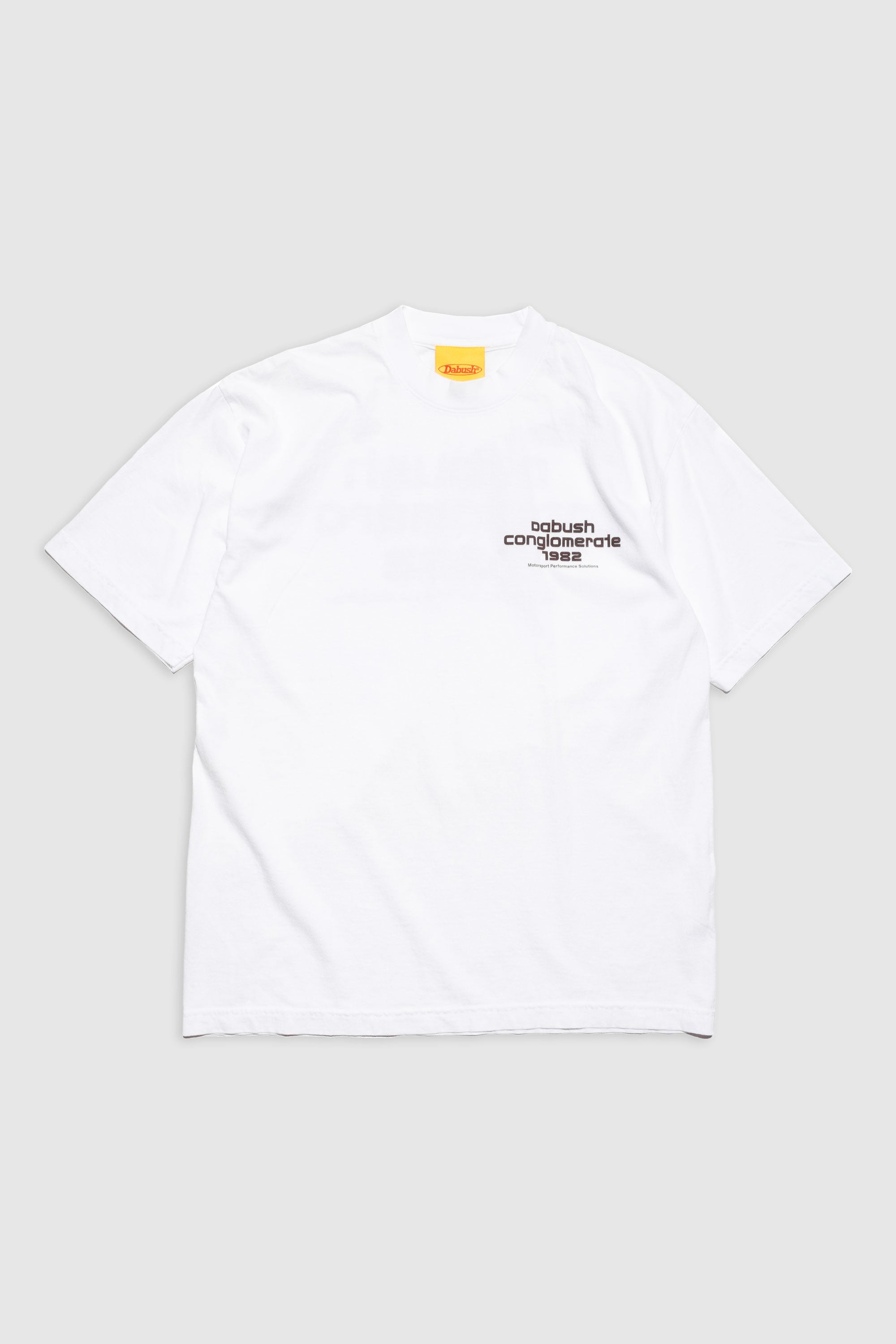 DABUSH MOTORACING T-SHIRT. 100% Cotton, oversized tee with Back and front print. Made in Tel aviv. Shop and view the latest Drops from the official DABUSH website. Worldwide Shipping. DABUSH is a publishing house, design studio and a brand based in Tel Aviv, Israel.