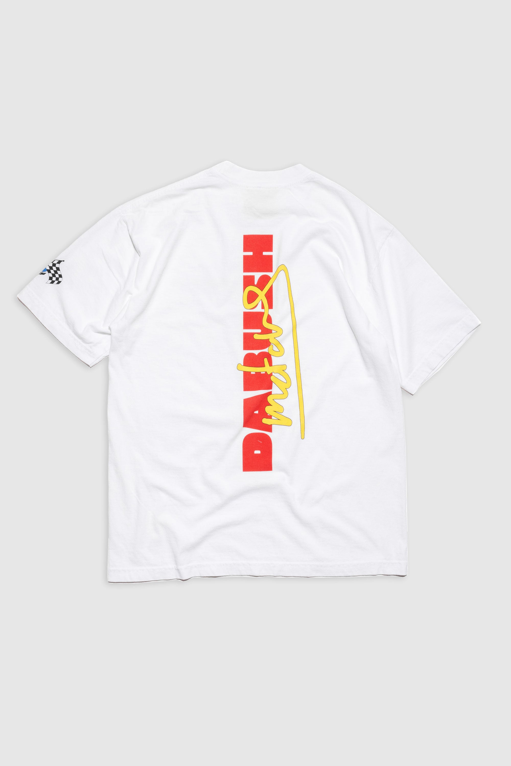 DABUSH MOTORACING T-SHIRT. 100% Cotton, oversized tee with Back and front print. Made in Tel aviv. Shop and view the latest Drops from the official DABUSH website. Worldwide Shipping. DABUSH is a publishing house, design studio and a brand based in Tel Aviv, Israel.