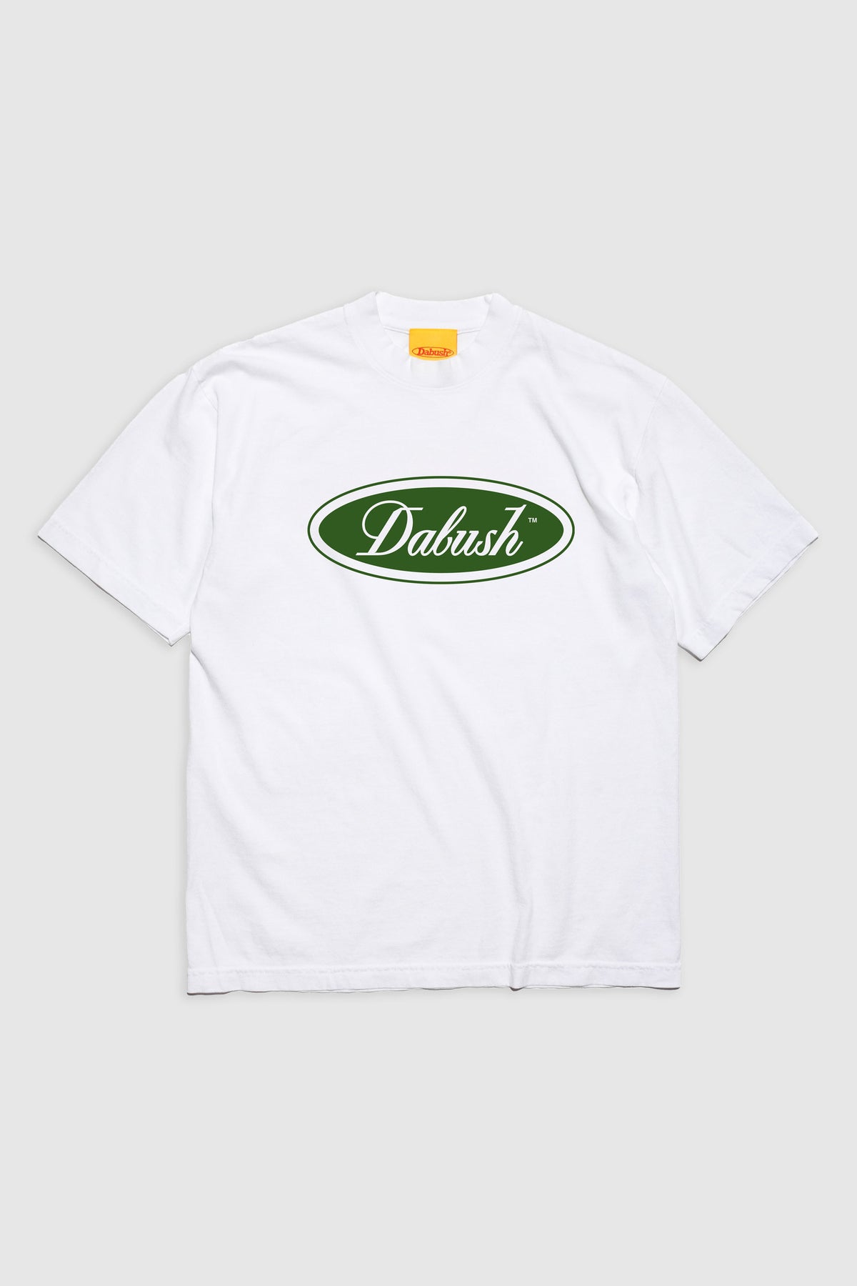 OVAL LOGO T-SHIRT WHITE | DABUSH