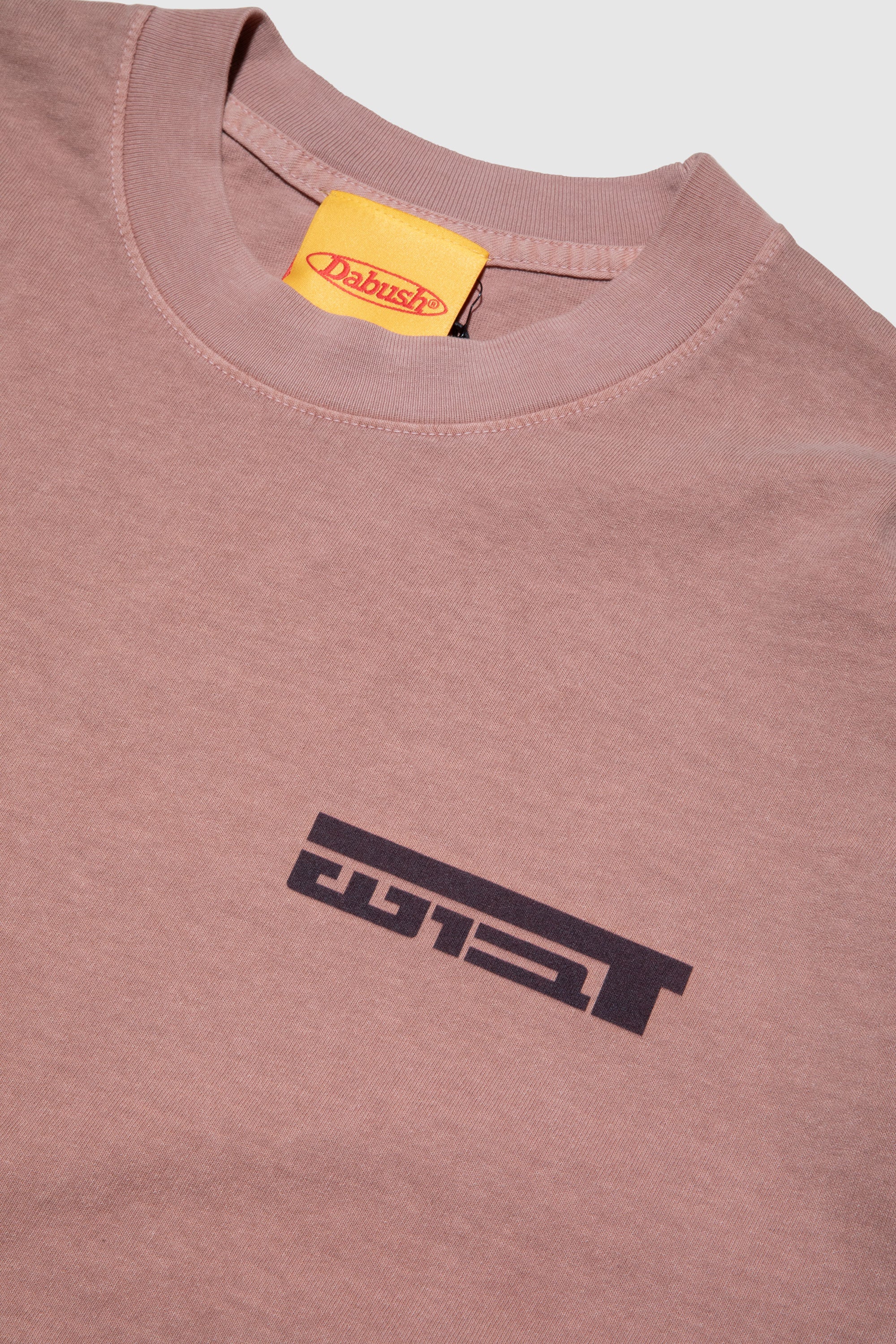 HEBREW LOGO T-SHIRT WASHED PINK