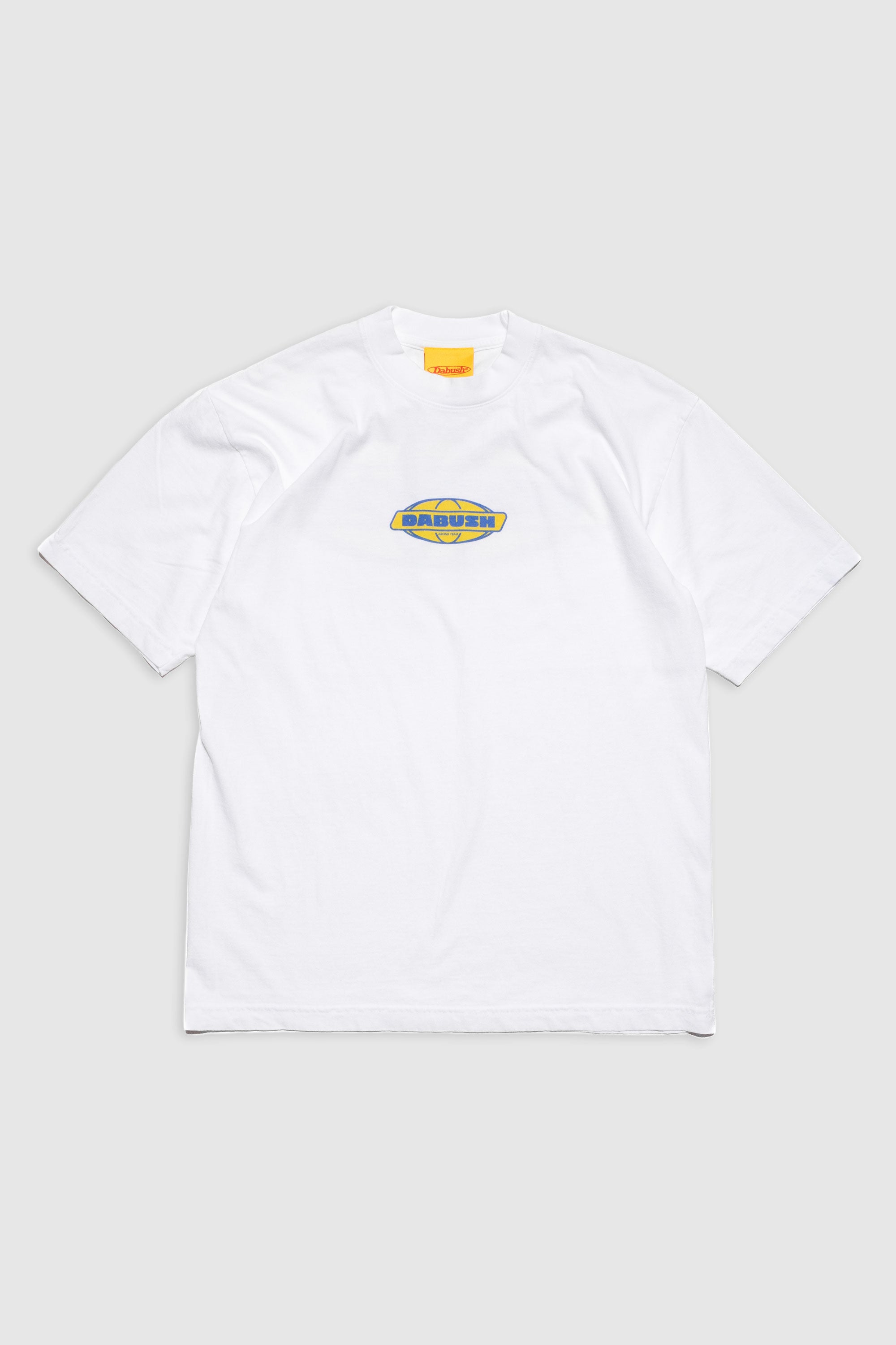 DABUSH MOTORACING T-SHIRT. 100% Cotton, oversized tee with Back and front print. Made in Tel aviv. Shop and view the latest Drops from the official DABUSH website. Worldwide Shipping. DABUSH is a publishing house, design studio and a brand based in Tel Aviv, Israel.