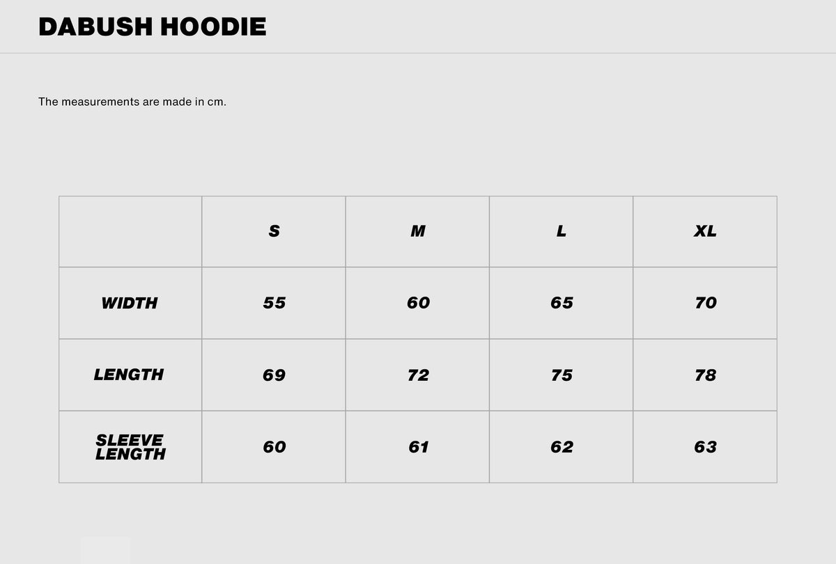 LOGO HOODIE BLACK | DABUSH