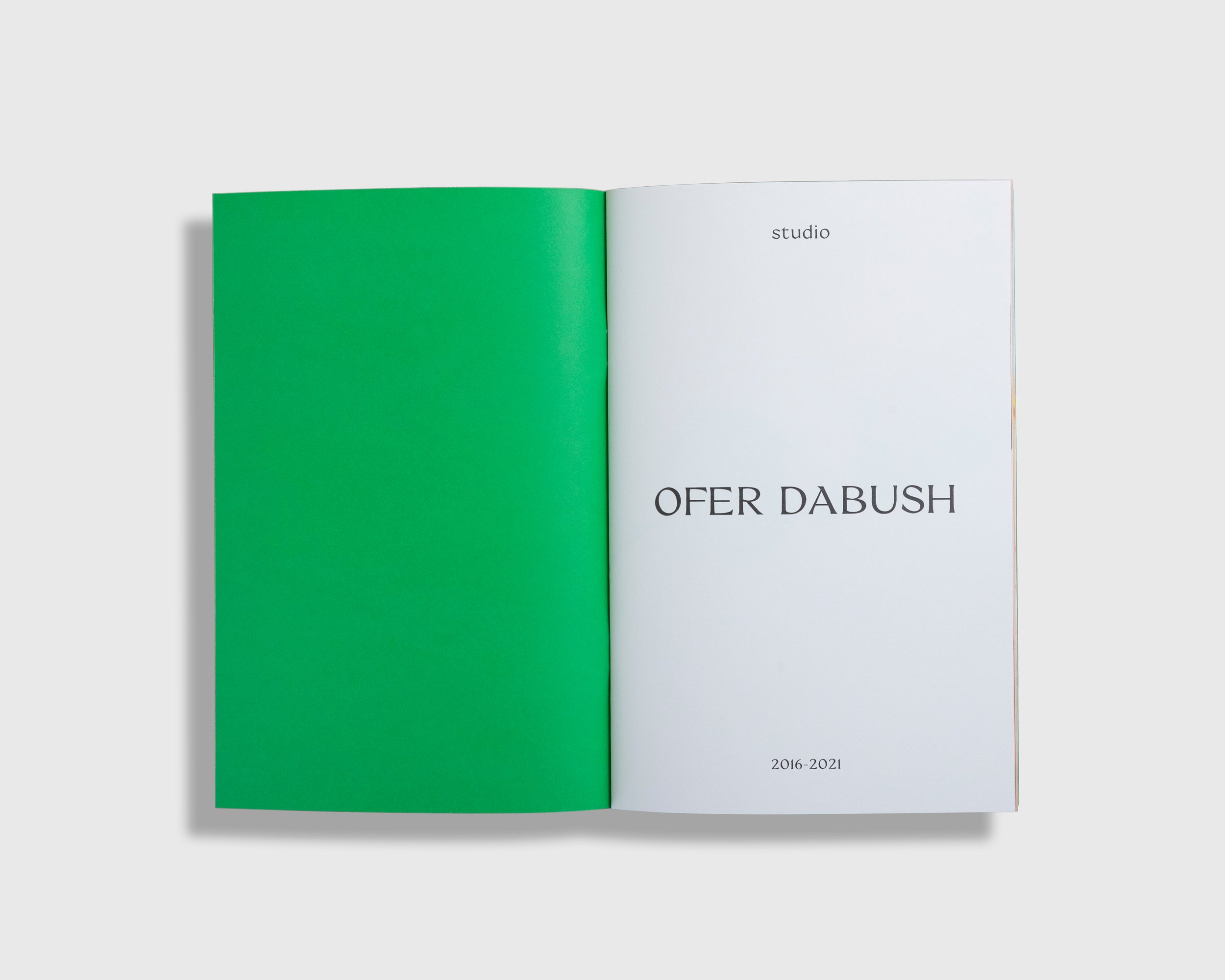DABUSH ART PHOTO BOOKS TEL AVIV Studio (2016-2021) by Ofer Dabush